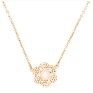 Kate Spade Pearl Studded Flower Necklace